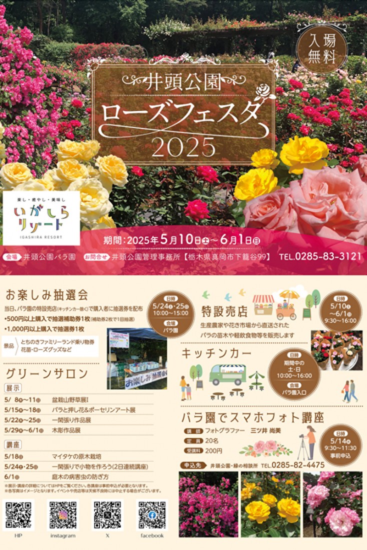 井頭公園ローズフェスタ2025